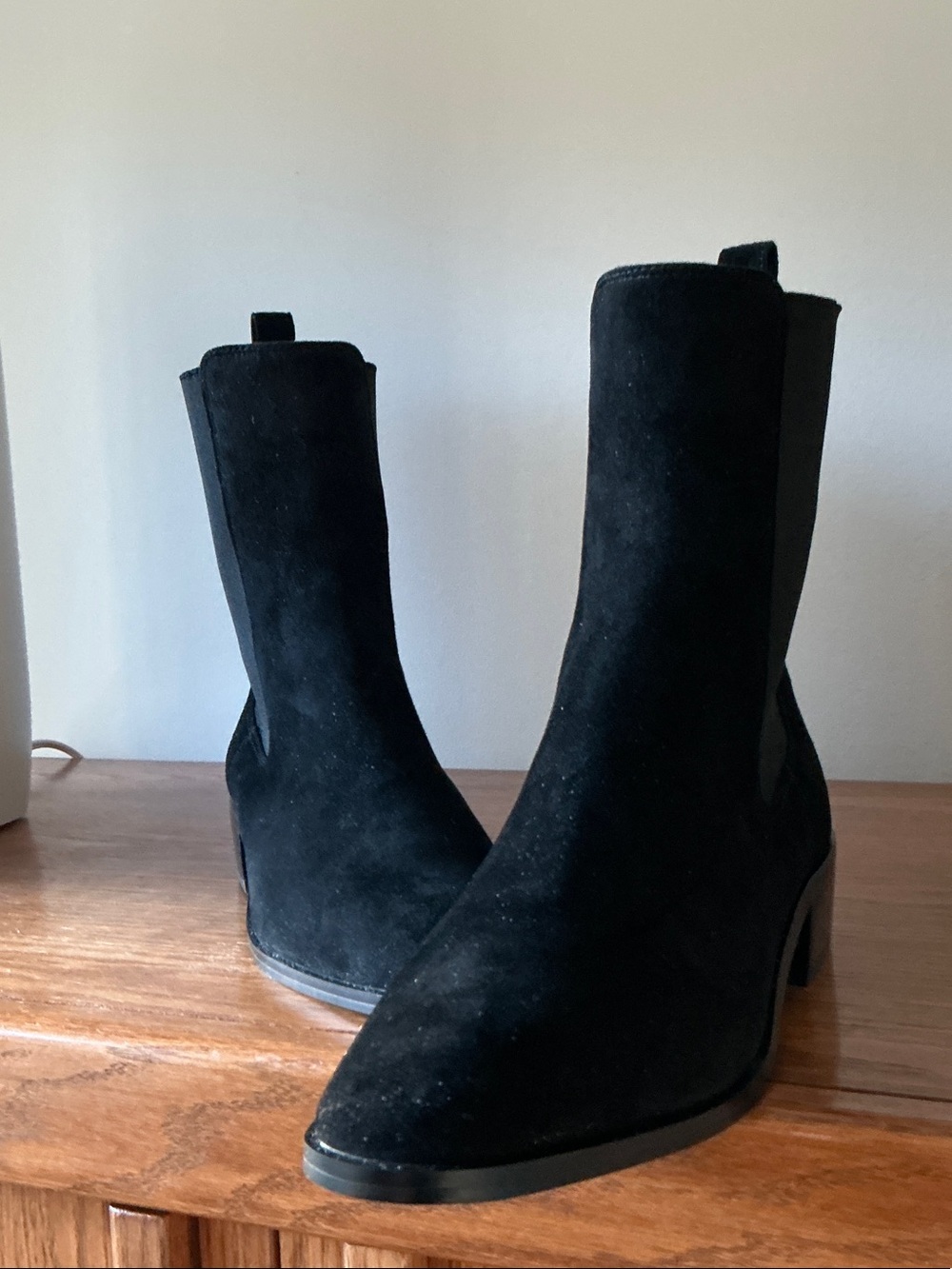 L’intervalle suede ankle boots